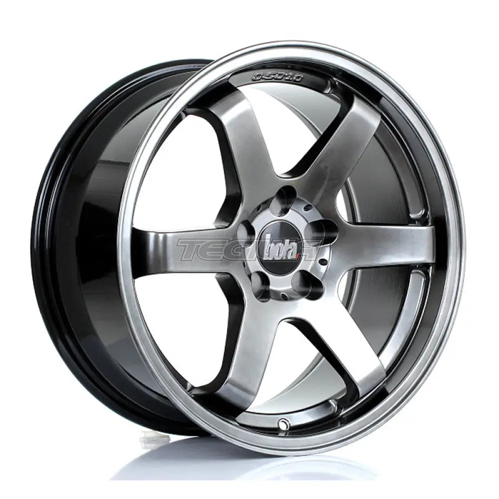 BOLA B1 Alloy Wheel 18x8.5 5x114 ET30 To 45 72.6mm CB Hyper Black Alloy Wheels