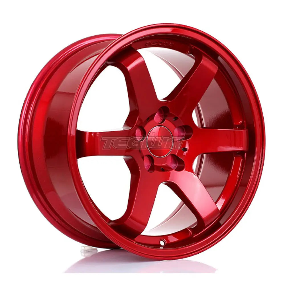 BOLA B1 Alloy Wheel 18x8.5 5x120.65 ET30 To 45 72.6mm CB Candy Red Alloy Wheels