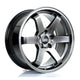 BOLA B1 Alloy Wheel 18x8.5 5x120.65 ET30 To 45 72.6mm CB Hyper Black Alloy Wheels