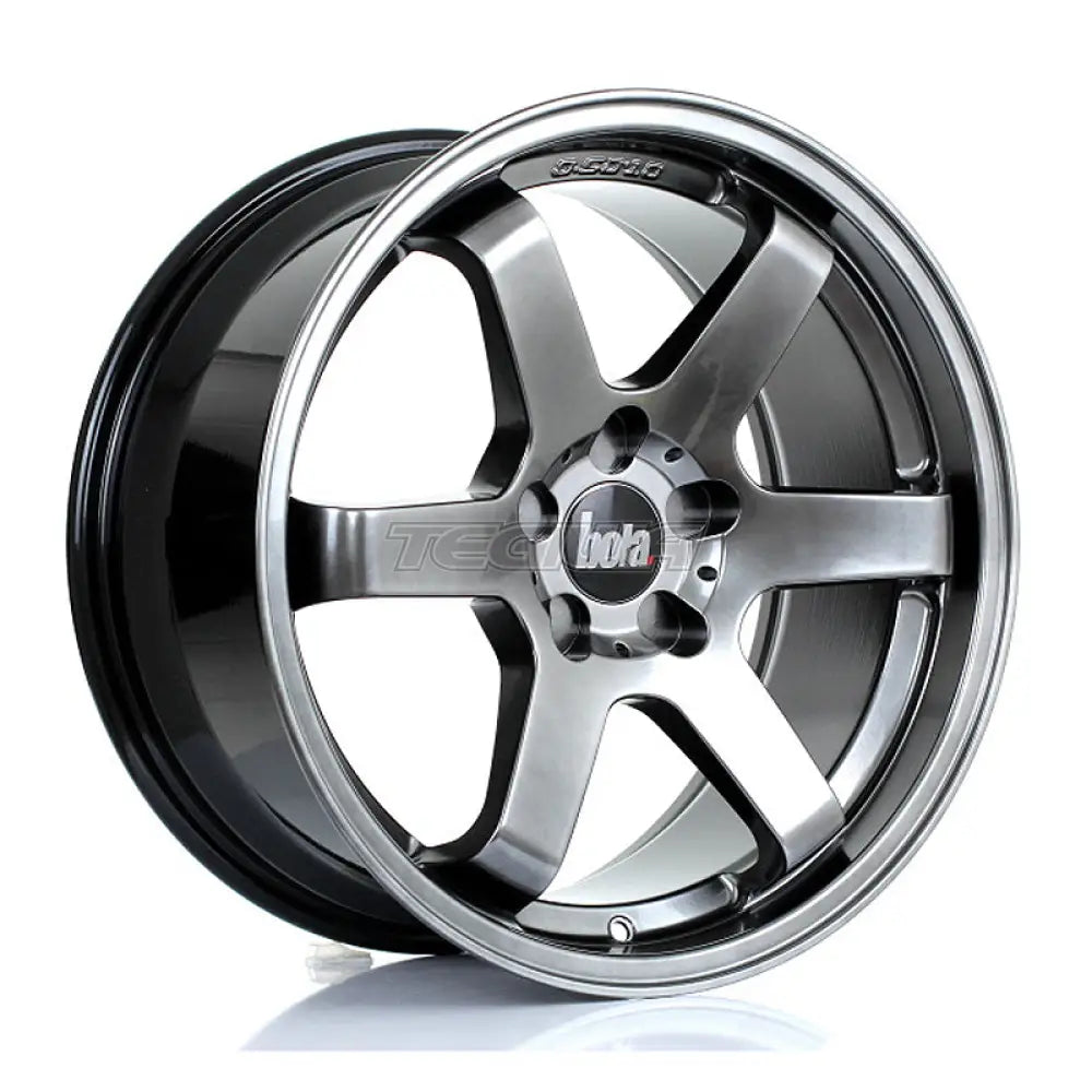 BOLA B1 Alloy Wheel 18x8.5 5x120 ET30 To 45 72.6mm CB Hyper Black Alloy Wheels