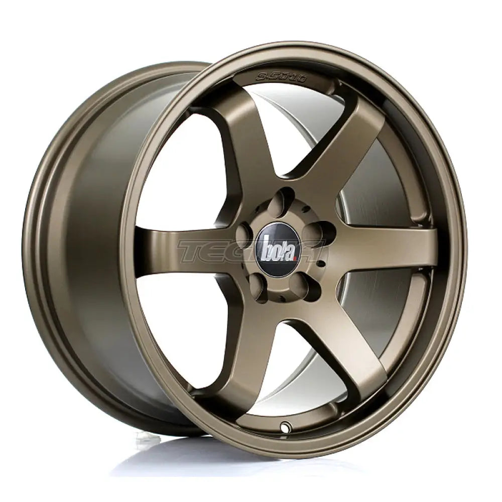 BOLA B1 Alloy Wheel 18x9.5 5x105 ET42 To 45 72.6mm CB Matt Bronze Alloy Wheels