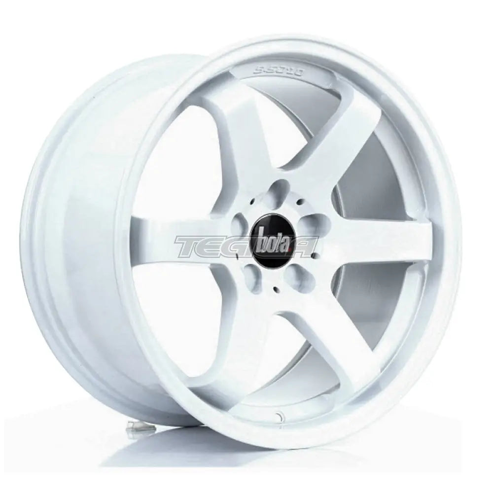 BOLA B1 Alloy Wheel 18x9.5 5x114 ET35 To 45 67.1mm CB White Alloy Wheels