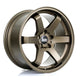 BOLA B1 Alloy Wheel 18x9.5 5x127 ET30 To 45 72.6mm CB Matt Bronze Alloy Wheels
