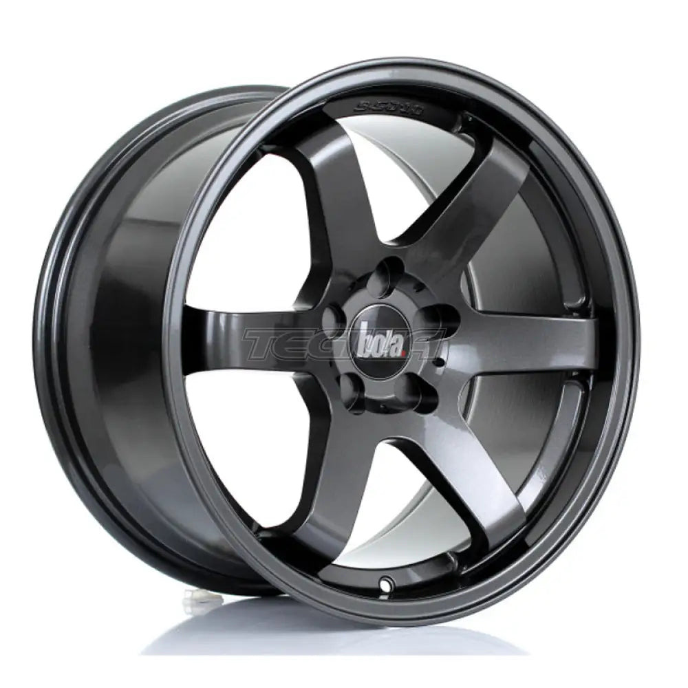BOLA B1 Alloy Wheel 18x9.5 5x127 ET42 To 45 72.6mm CB Gloss Gunmetal Alloy Wheels