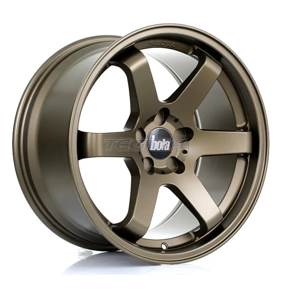 BOLA B1 Alloy Wheel 18x9.5 5x128 ET30 To 45 72.6mm CB Matt Bronze Alloy Wheels
