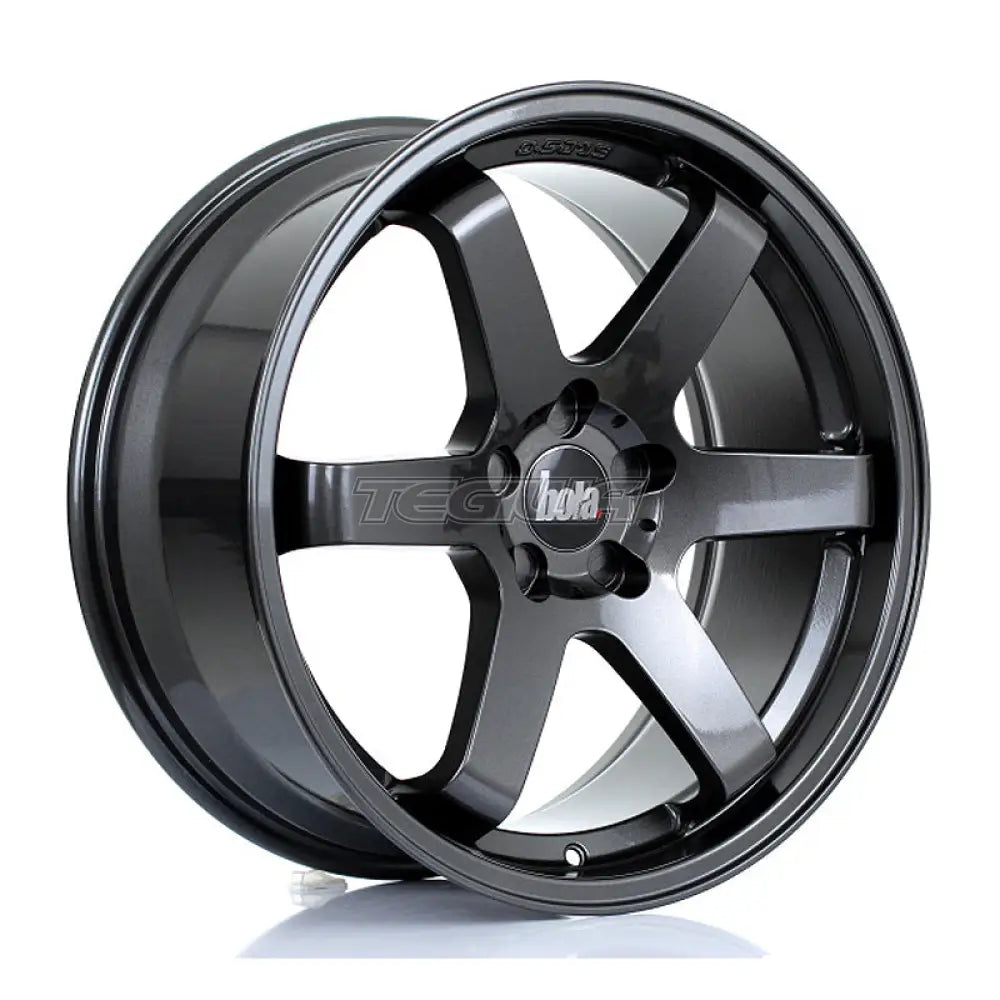 BOLA B1 Alloy Wheel 19x8.5 5x108 ET30 To 45 72.6mm CB Gloss Gunmetal Alloy Wheels