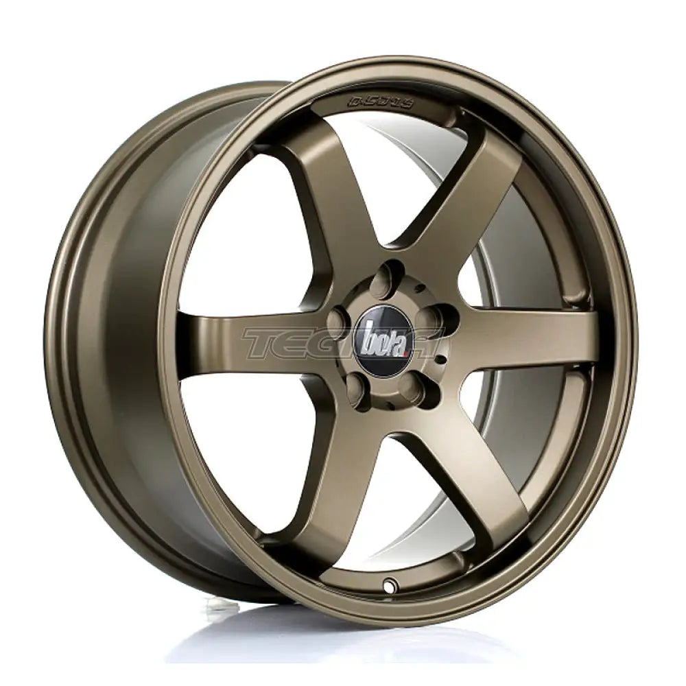 BOLA B1 Alloy Wheel 19x8.5 5x112 ET30 To 45 72.6mm CB Matt Bronze Alloy Wheels
