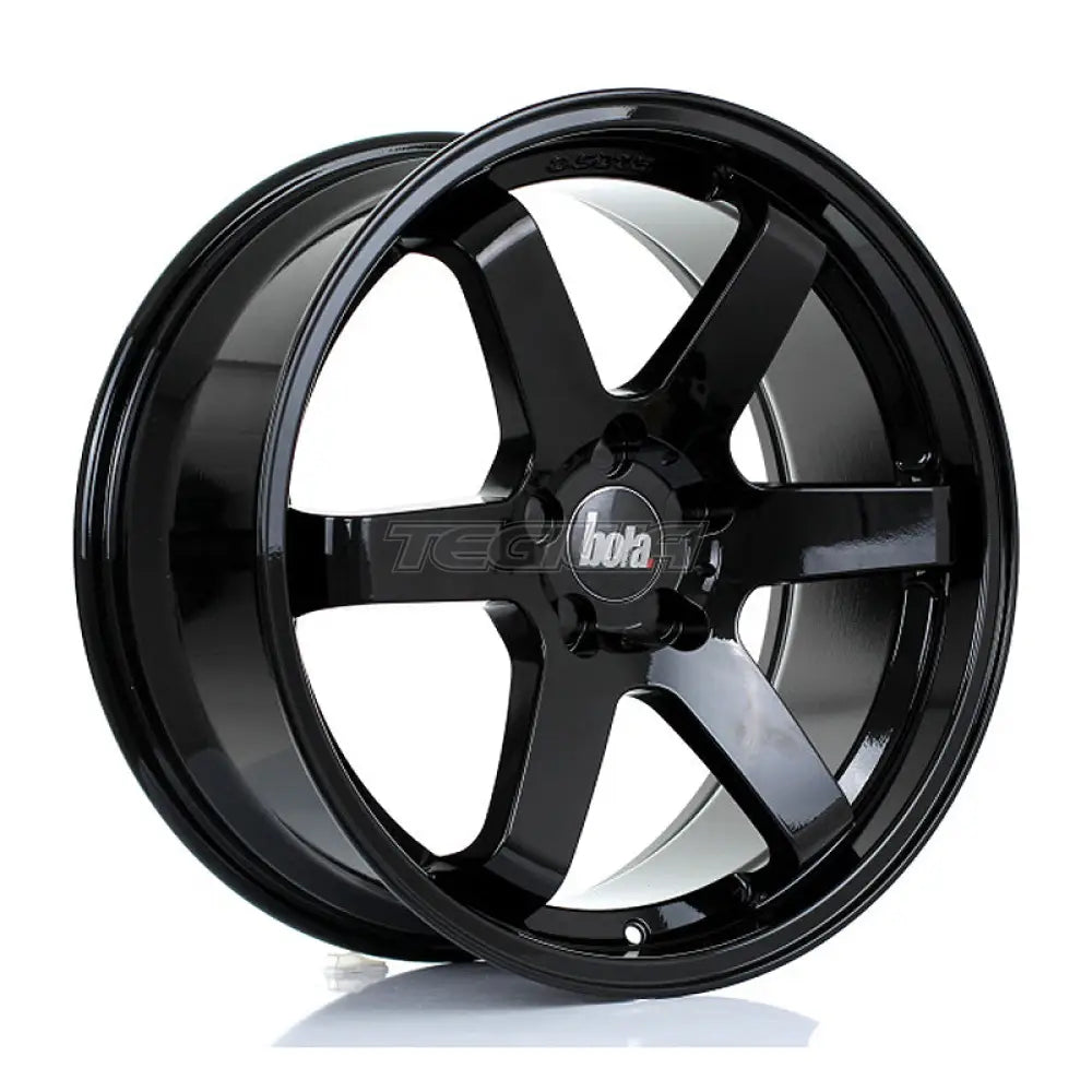 BOLA B1 Alloy Wheel 19x8.5 5x118 ET30 To 45 72.6mm CB Gloss Black Alloy Wheels