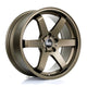 BOLA B1 Alloy Wheel 19x8.5 5x120 ET30 To 45 72.6mm CB Matt Bronze Alloy Wheels