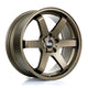 BOLA B1 Alloy Wheel 19x8.5 5x130 ET30 To 45 72.6mm CB Matt Bronze Alloy Wheels