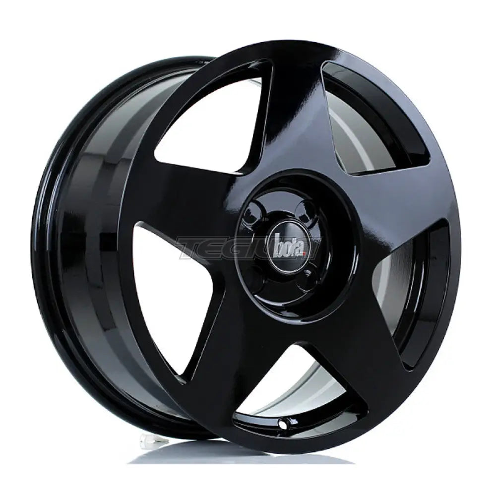 BOLA B10 Alloy Wheel 17x7.5 4x108 ET40 72.6mm CB Gloss Black Alloy Wheels
