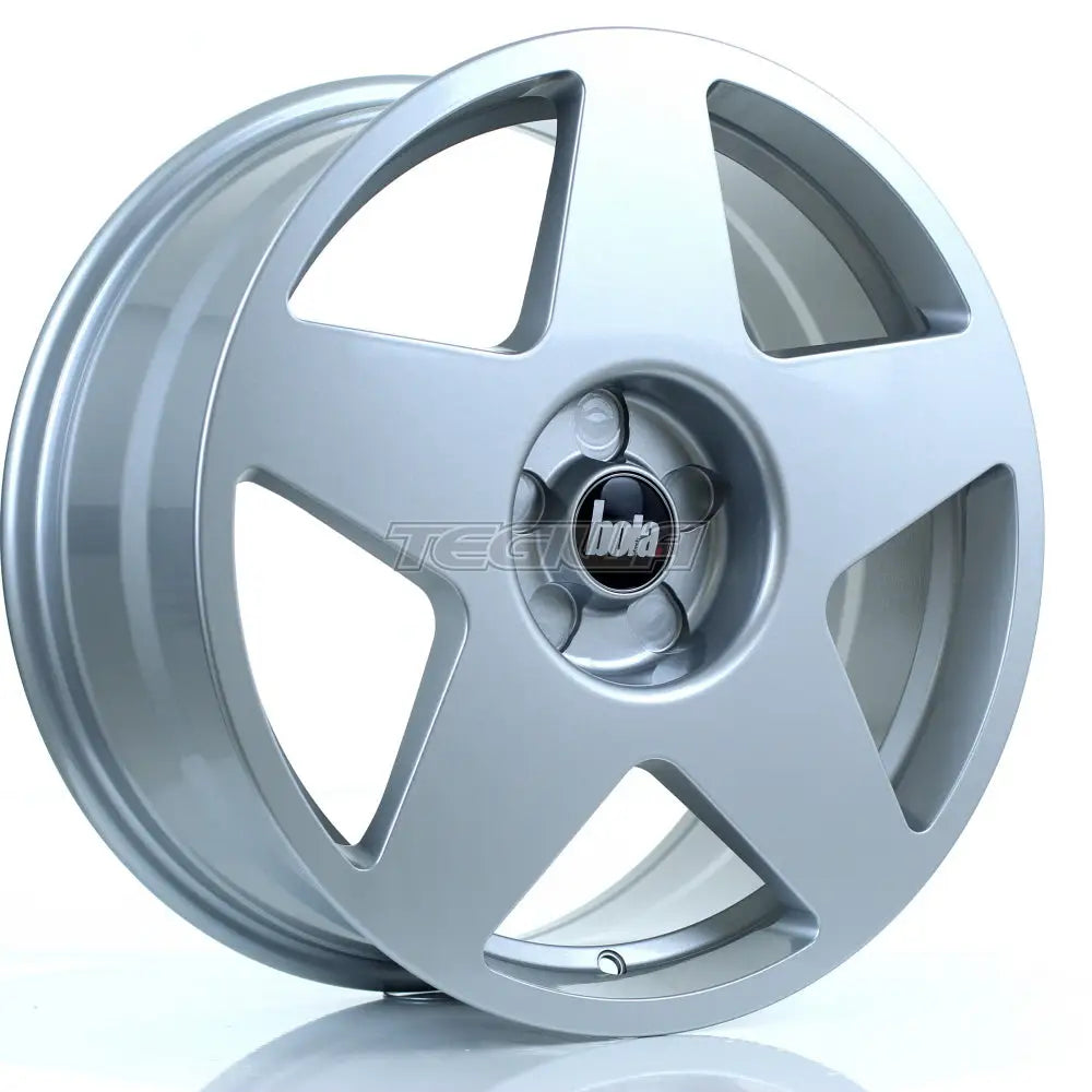 BOLA B10 Alloy Wheel 18x8 5x108 ET30 To 45 72.6mm CB Crystal Silver Alloy Wheels