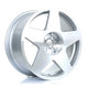 BOLA B10 Alloy Wheel 18x9 5x115 ET40 To 45 72.6mm CB Silver Polished Face Alloy Wheels