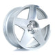 BOLA B10 Alloy Wheel 19x9.5 5x114 ET42 To 45 72.6mm CB Silver Polished Face Alloy Wheels