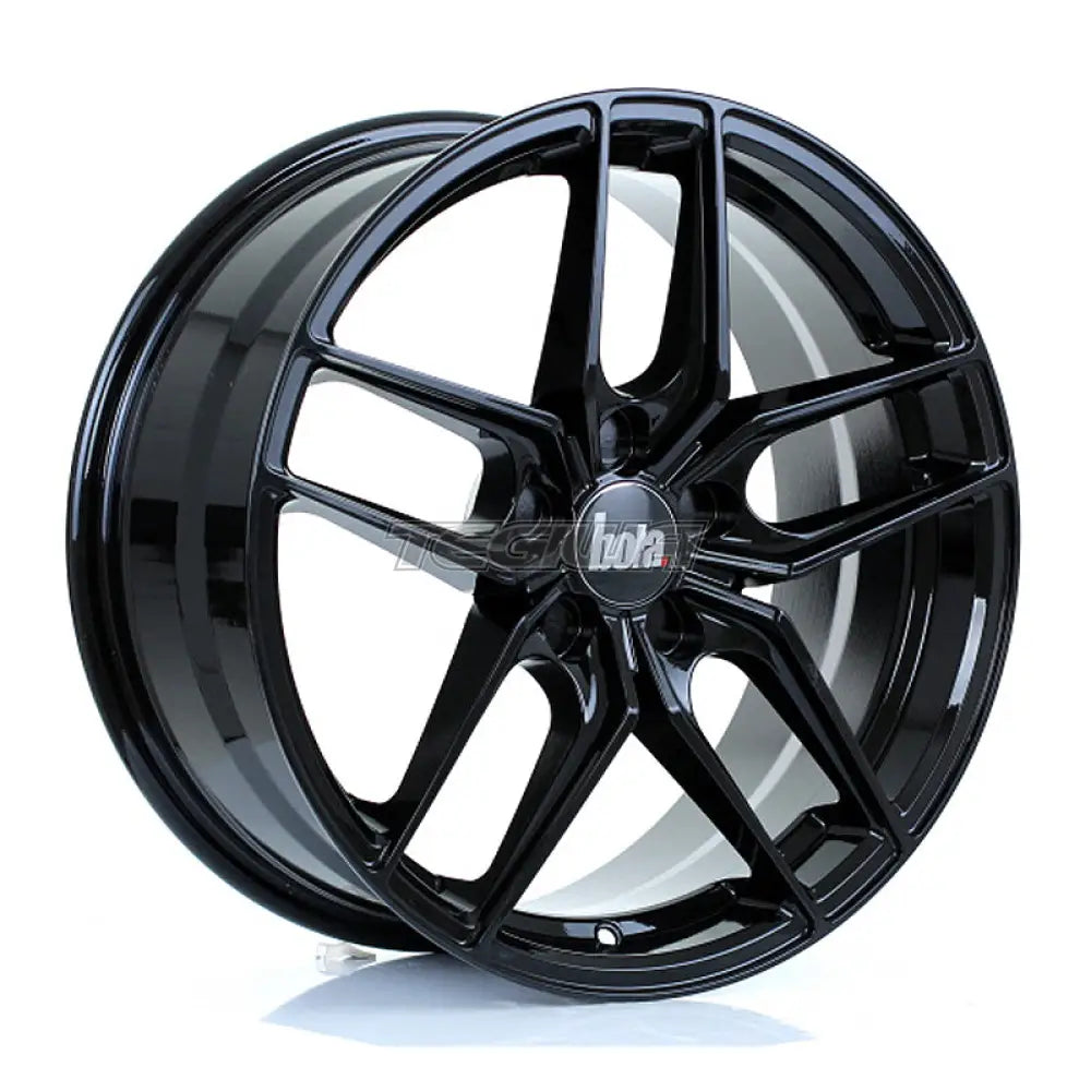 BOLA B11 Alloy Wheel 18x8 5x108 ET30 To 45 72.6mm CB Gloss Black Alloy Wheels