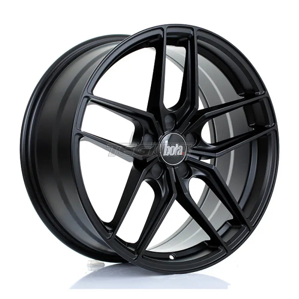 BOLA B11 Alloy Wheel 19x8.5 5x100 ET25 To 52 72.6mm CB Matt Black Alloy Wheels