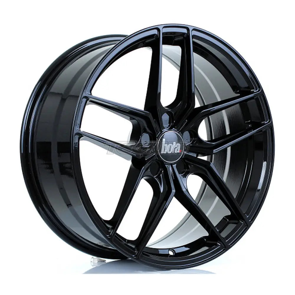 BOLA B11 Alloy Wheel 19x8.5 5x128 ET25 To 52 72.6mm CB Gloss Black Alloy Wheels