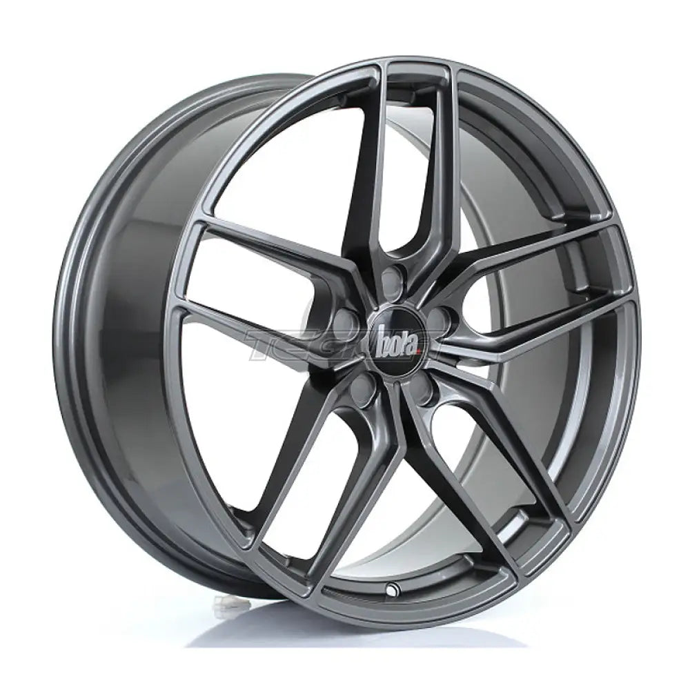 BOLA B11 Alloy Wheel 20x8.5 5x100 ET20 To 45 72.6mm CB Light Gunmetal Alloy Wheels