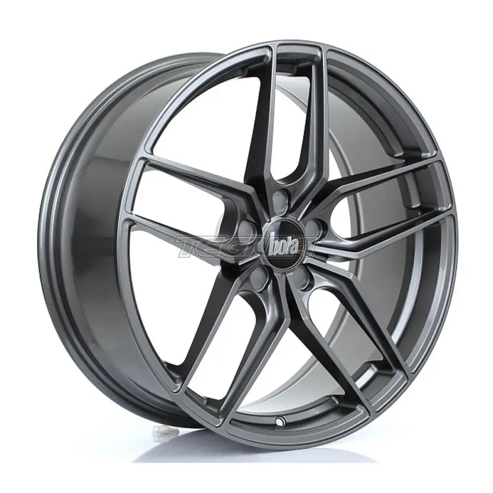 BOLA B11 Alloy Wheel 20x8.5 5x118 ET20 To 45 72.6mm CB Light Gunmetal Alloy Wheels