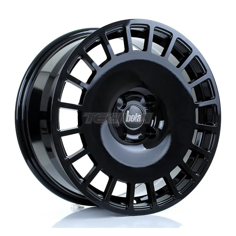 BOLA B12 Alloy Wheel 17x8 4x98 ET30 To 45 72.6mm CB Gloss Black Alloy Wheels