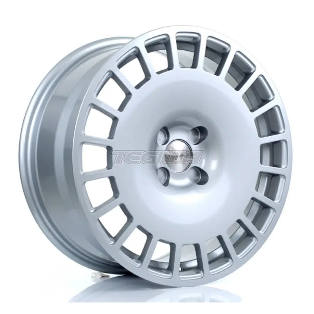 BOLA B12 Alloy Wheel 17x8 ET30 TO 45 5x105 Crystal Silver 72.6mm CB Alloy Wheels