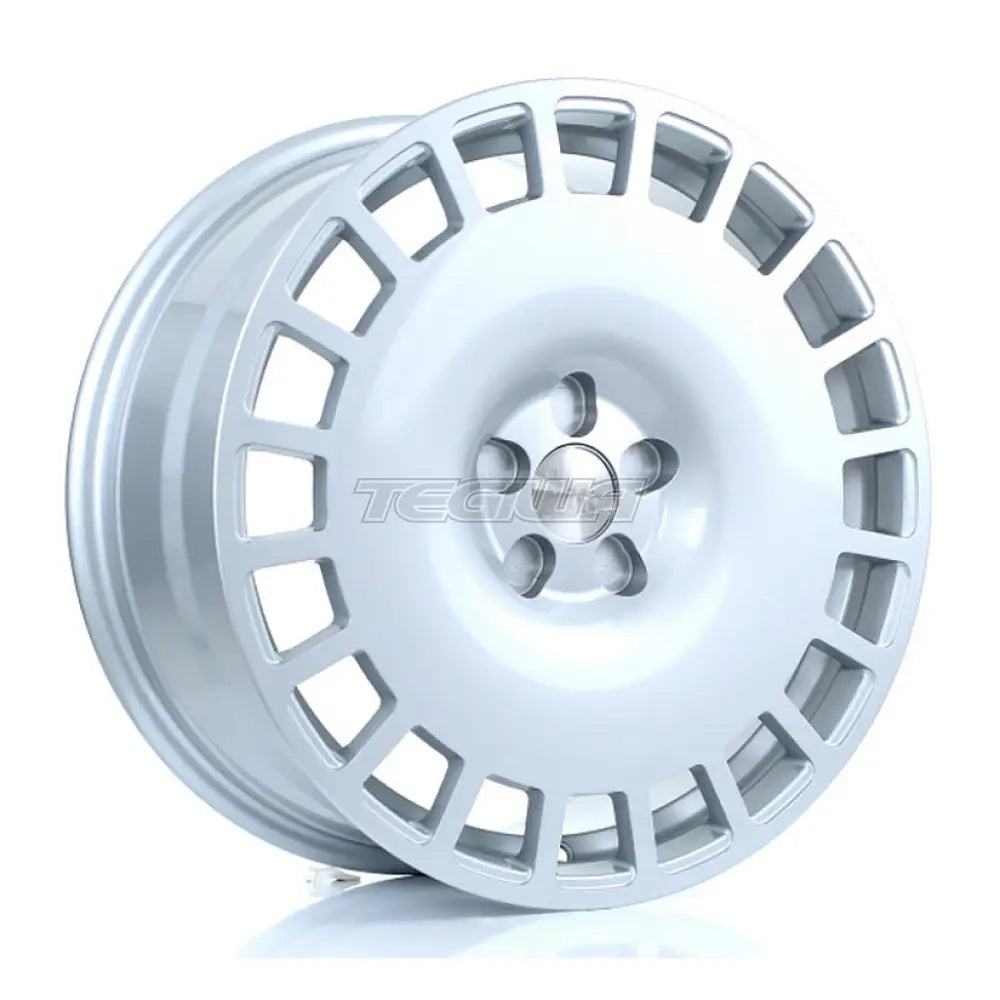 BOLA B12 Alloy Wheel 18x8 ET30 TO 45 5x100 Crystal Silver 72.6mm CB Alloy Wheels
