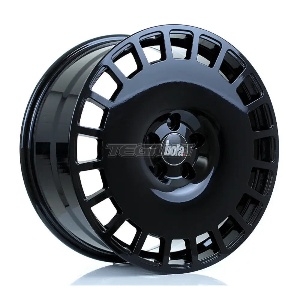 BOLA B12 Alloy Wheel 19x8.5 5x100 ET25 To 45 72.6mm CB Gloss Black Alloy Wheels