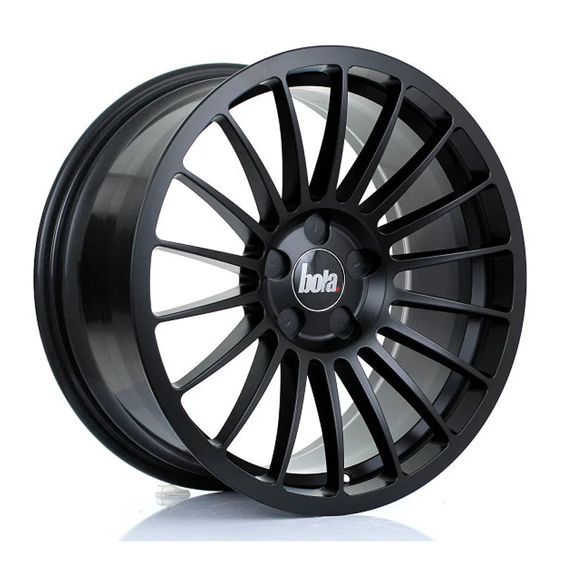 BOLA B14 Alloy Wheel 18x8.5 5x112 ET30 To 45 72.6mm CB Matt Black Alloy Wheels
