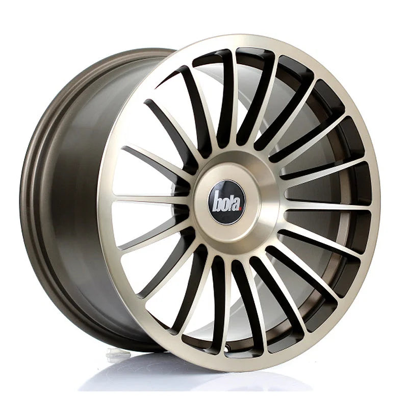 BOLA B14 Alloy Wheel 18x9.5 5x108 ET30 To 45 72.6mm CB Hyper Bronze Alloy Wheels