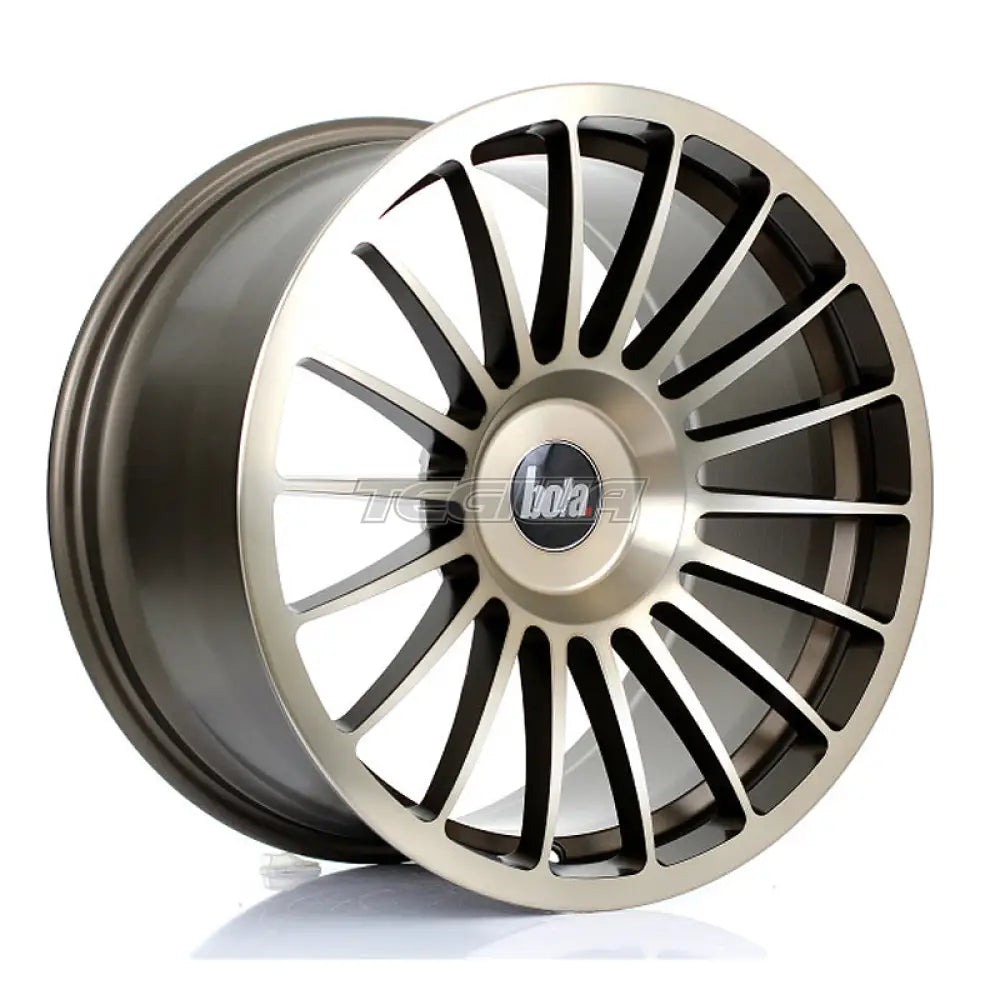 BOLA B14 Alloy Wheel 18x9.5 5x120.65 ET30 To 45 72.6mm CB Hyper Bronze Alloy Wheels