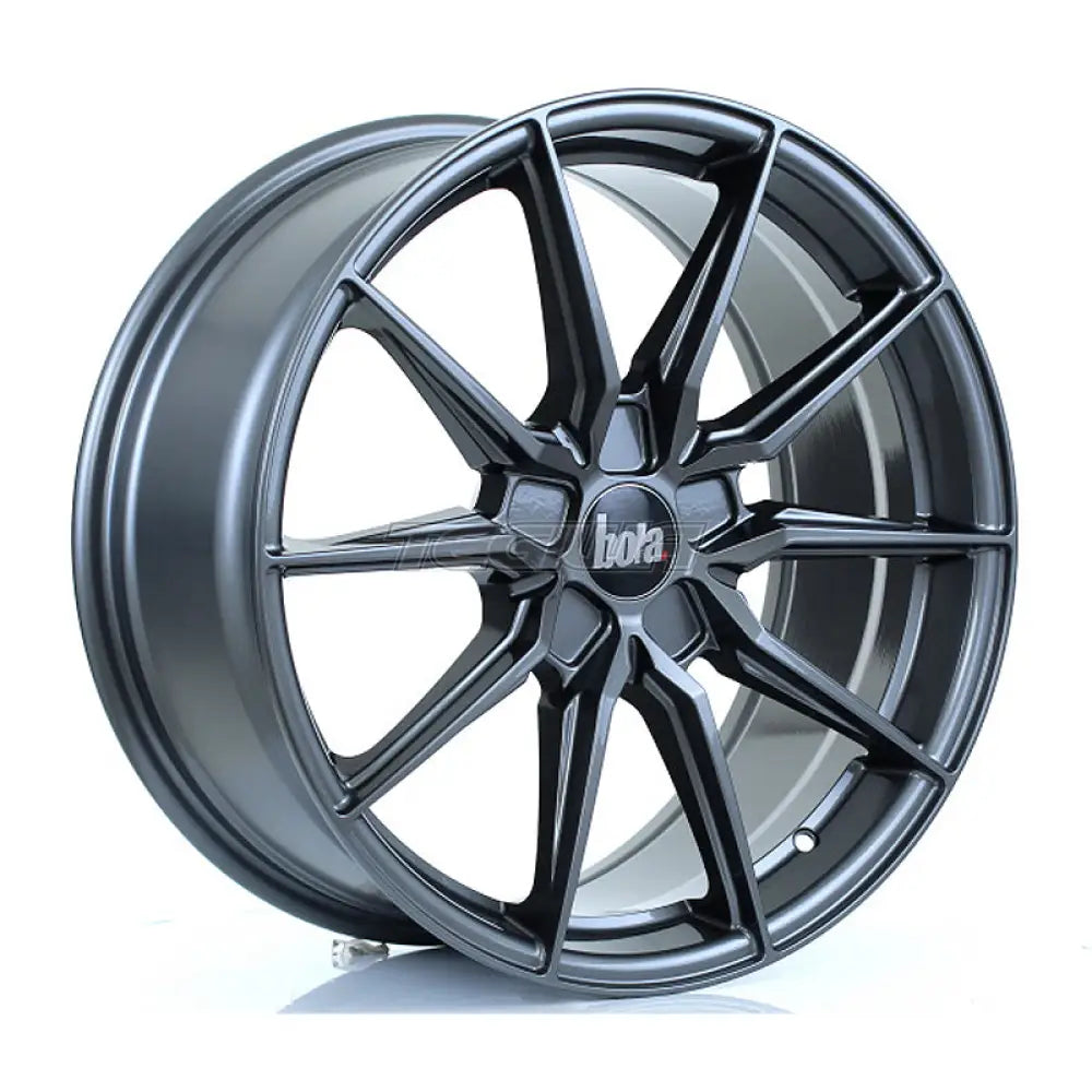 BOLA B16 Alloy Wheel 19x8.5 5x108 ET25 To 45 72.6mm CB Gloss Gunmetal Alloy Wheels