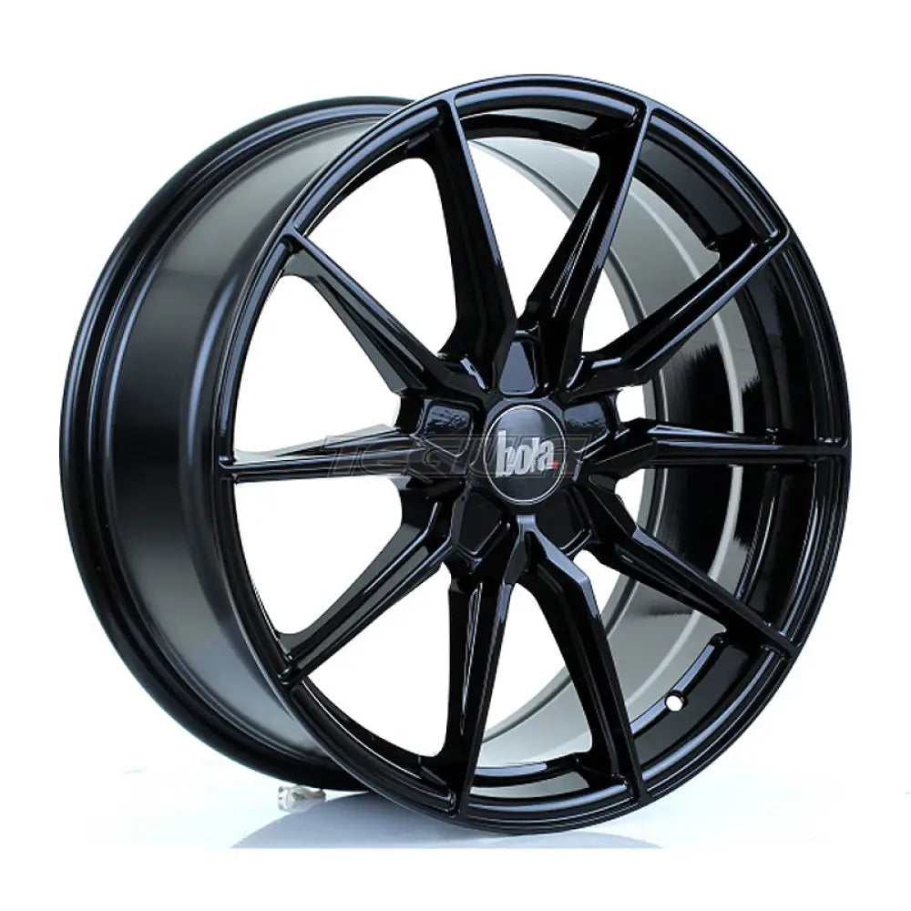 BOLA B16 Alloy Wheel 19x8.5 5x127 ET25 To 45 72.6mm CB Gloss Black Alloy Wheels