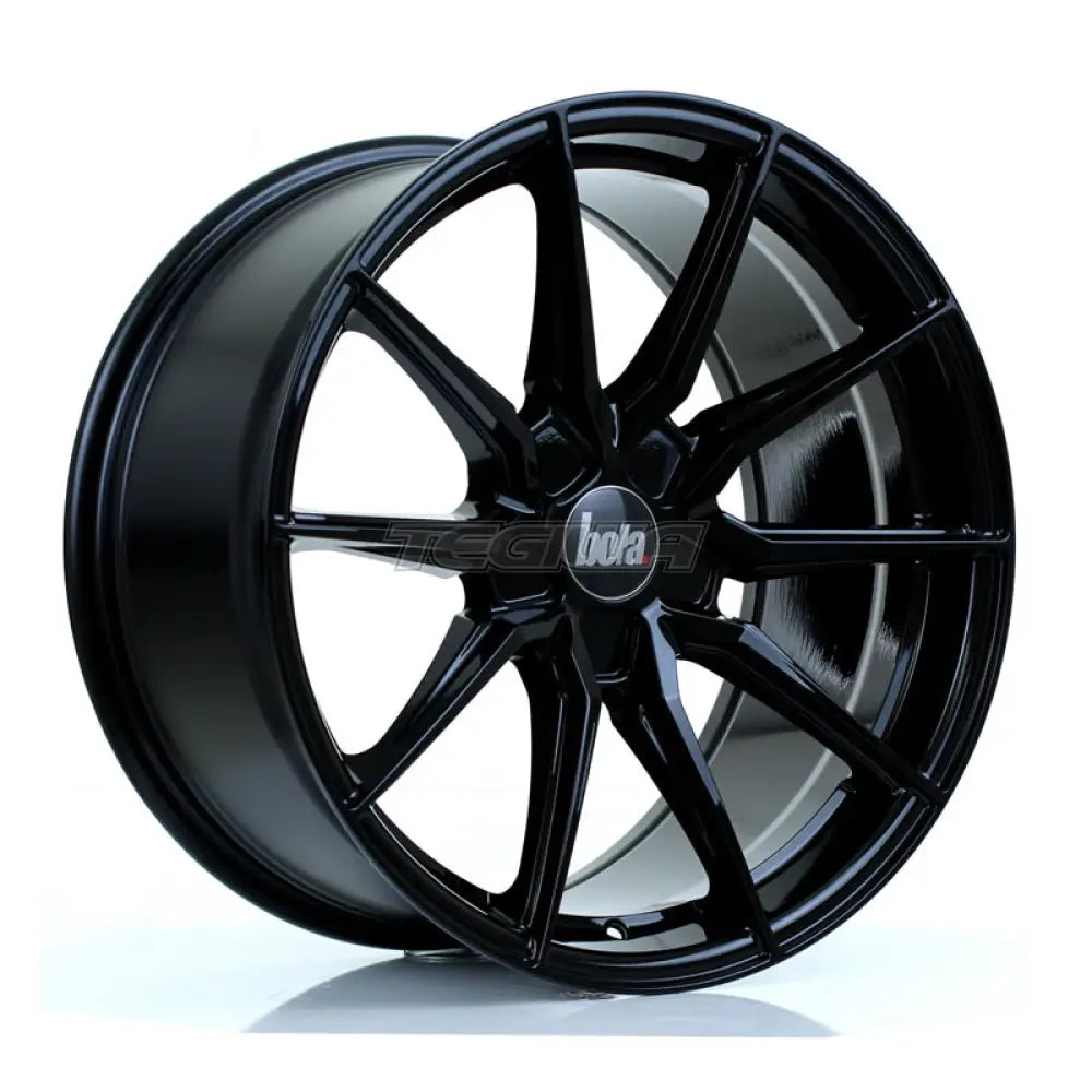 BOLA B16 Alloy Wheel 19x9.5 5x108 ET25 To 45 72.6mm CB Gloss Black Alloy Wheels