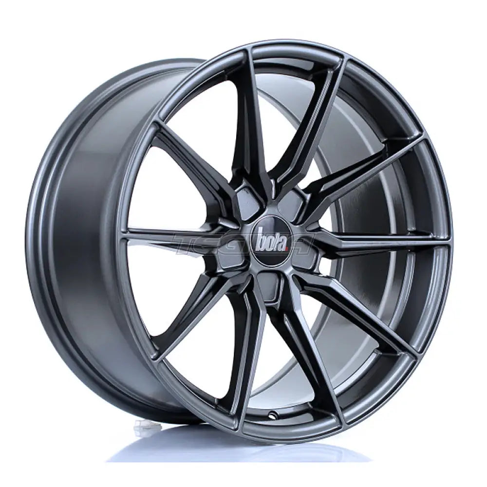 BOLA B16 Alloy Wheel 19x9.5 5x108 ET25 To 45 72.6mm CB Gloss Gunmetal Alloy Wheels
