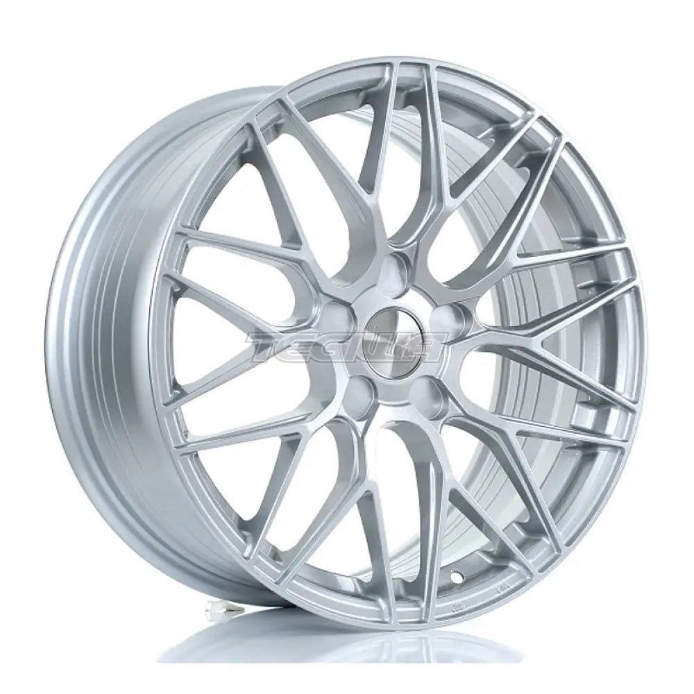 BOLA B17 Alloy Wheel 17x8 5x100 ET35 To 45 72.6mm CB Crystal Silver Alloy Wheels