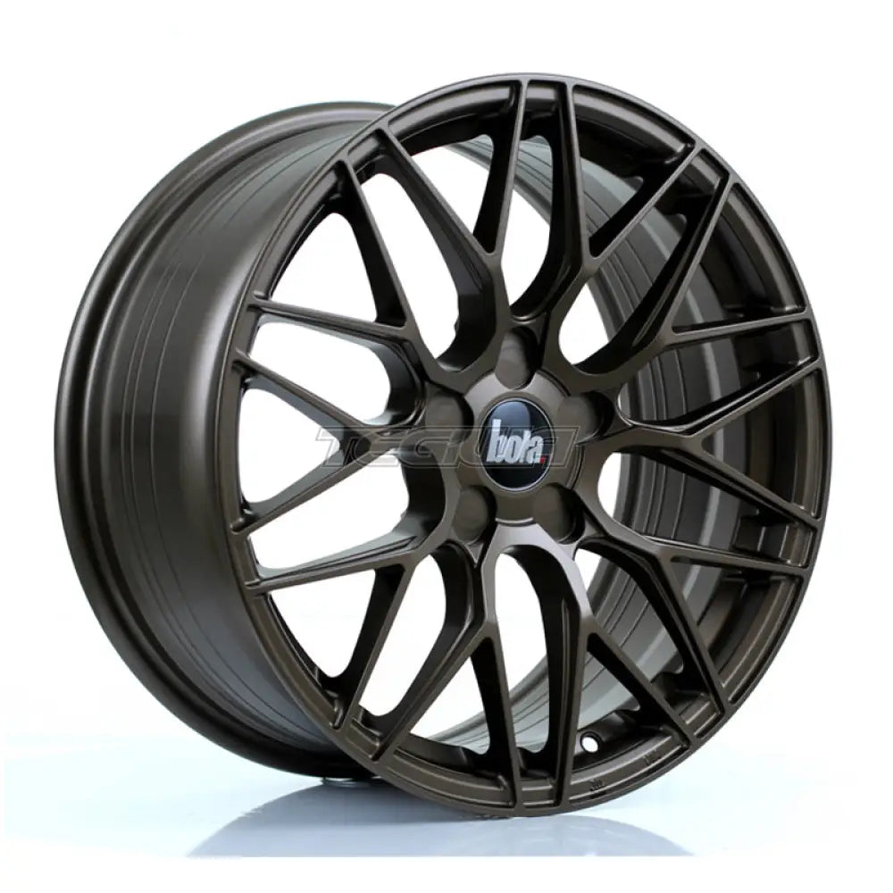 BOLA B17 Alloy Wheel 17x8 5x100 ET35 To 45 72.6mm CB Matt Bronze Alloy Wheels