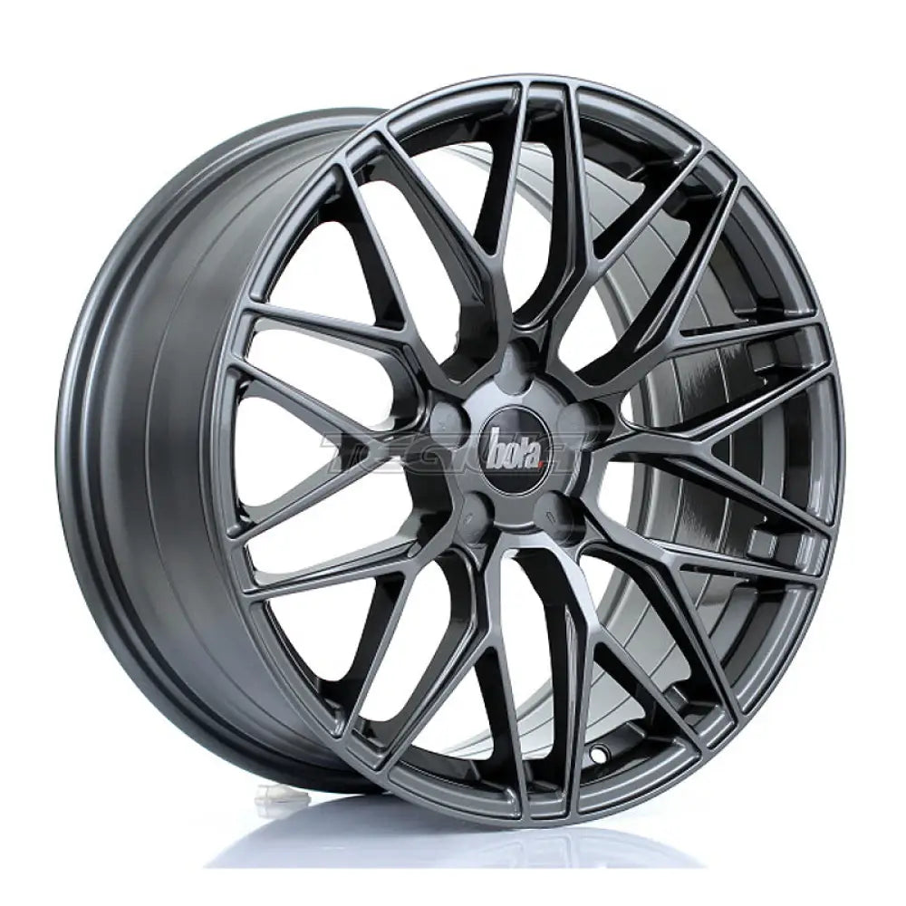 BOLA B17 Alloy Wheel 18x8.5 5x105 ET40 To 45 72.6mm CB Gloss Gunmetal Alloy Wheels