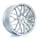 BOLA B17 Alloy Wheel 18x8.5 5x127 ET25 To 45 72.6mm CB Crystal Silver Alloy Wheels