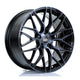 BOLA B17 Alloy Wheel 18x8.5 5x128 ET25 To 45 72.6mm CB Black Smoke Alloy Wheels