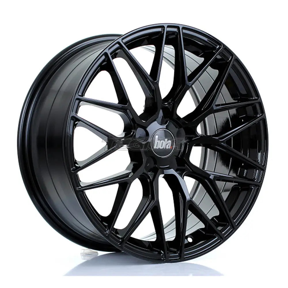 BOLA B17 Alloy Wheel 18x8.5 5x130 ET25 To 45 72.6mm CB Gloss Black Alloy Wheels