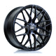 BOLA B17 Alloy Wheel 19x8.25 5x108 ET25 To 45 72.6mm CB Black Smoke Alloy Wheels