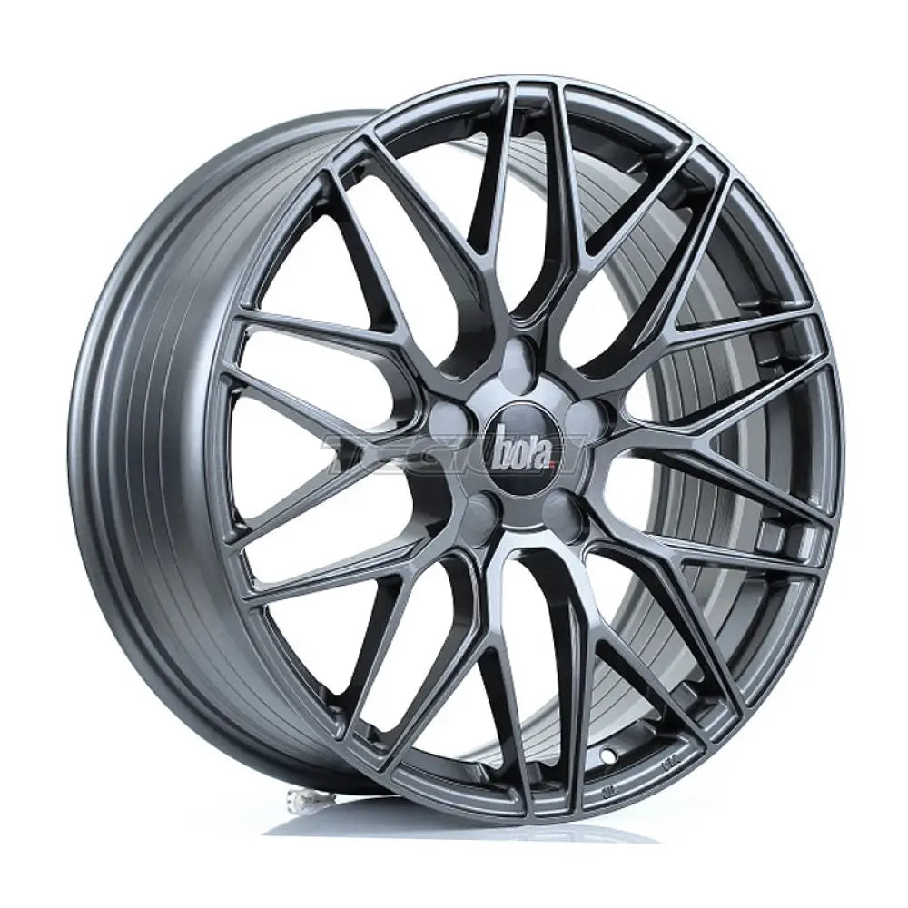 BOLA B17 Alloy Wheel 19x8.25 5x127 ET40 To 45 72.6mm CB Gloss Gunmetal Alloy Wheels