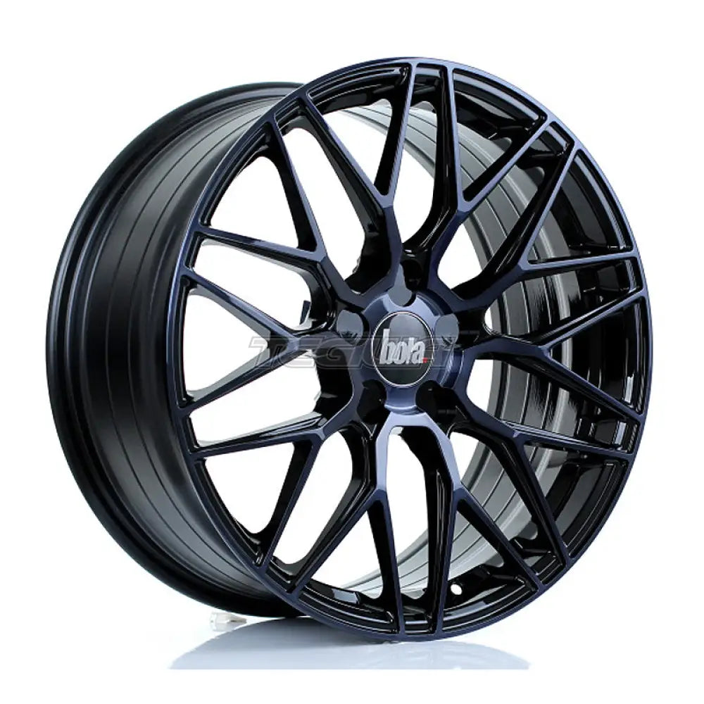 BOLA B17 Alloy Wheel 19x8.25 5x98 ET25 To 45 72.6mm CB Black Smoke Alloy Wheels