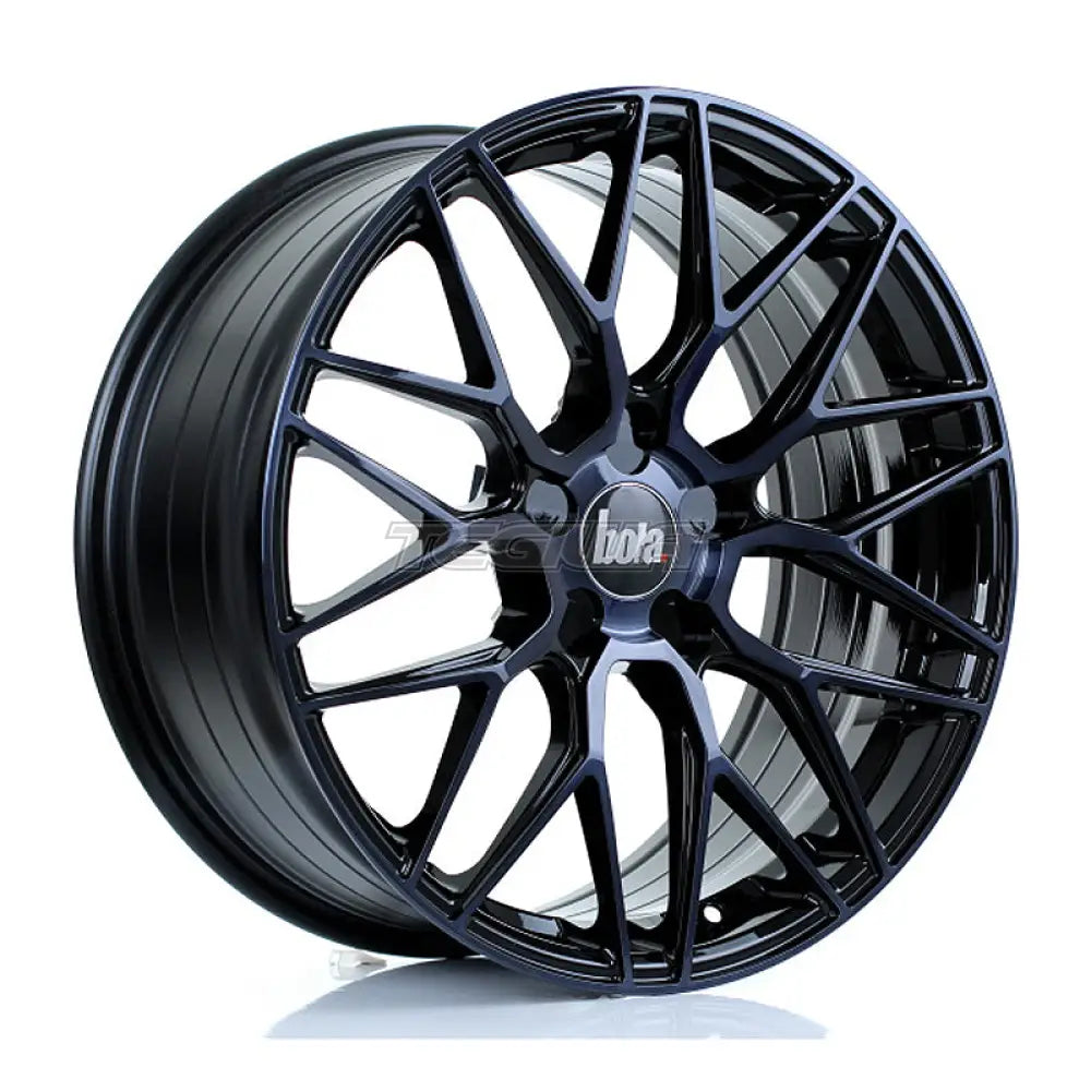 BOLA B17 Alloy Wheel 19x8.5 5x118 ET25 To 45 72.6mm CB Black Smoke Alloy Wheels