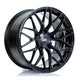 BOLA B17 Alloy Wheel 19x9.5 5x100 ET25 To 45 72.6mm CB Black Smoke Alloy Wheels