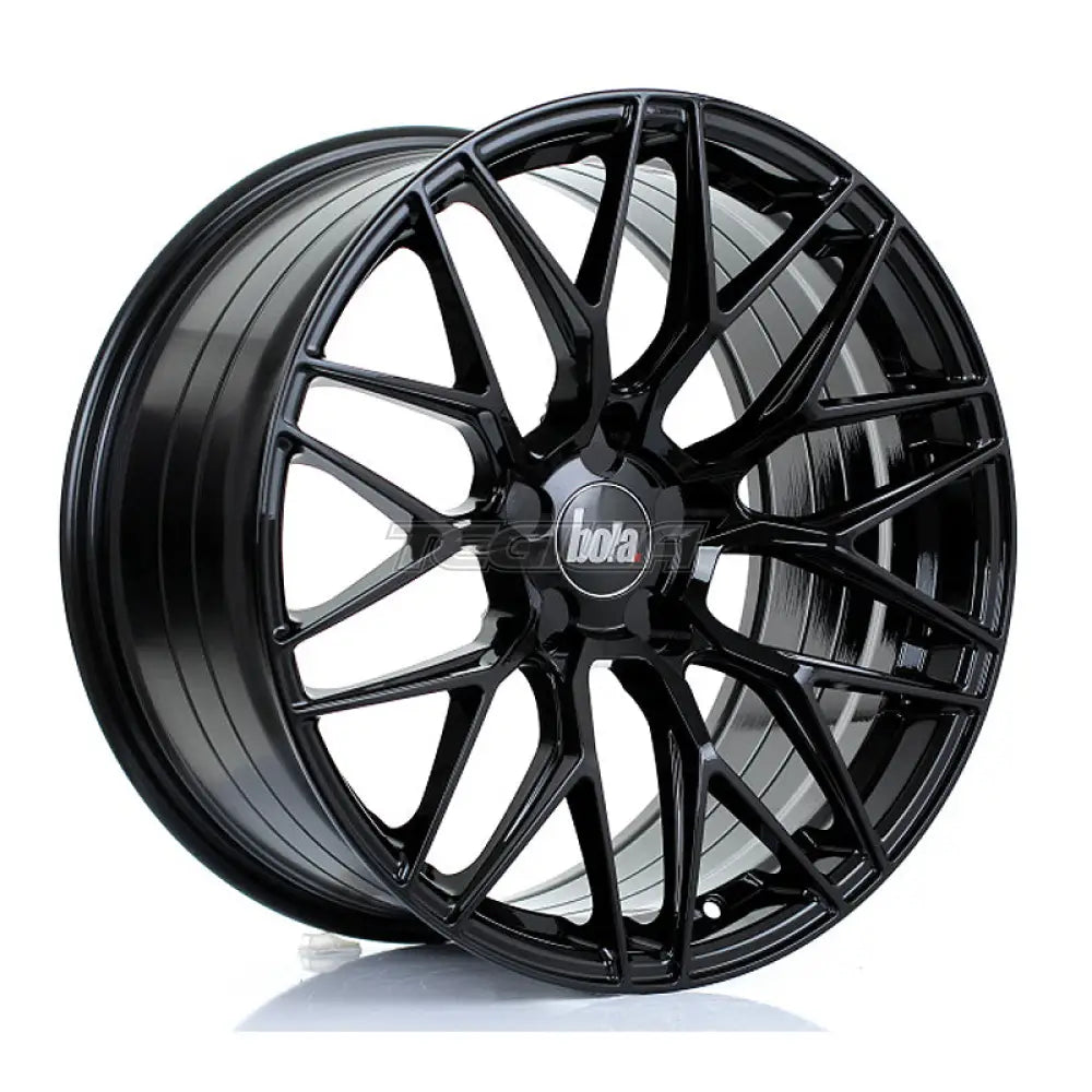 BOLA B17 Alloy Wheel 19x9.5 5x114 ET25 To 45 72.6mm CB Gloss Black Alloy Wheels