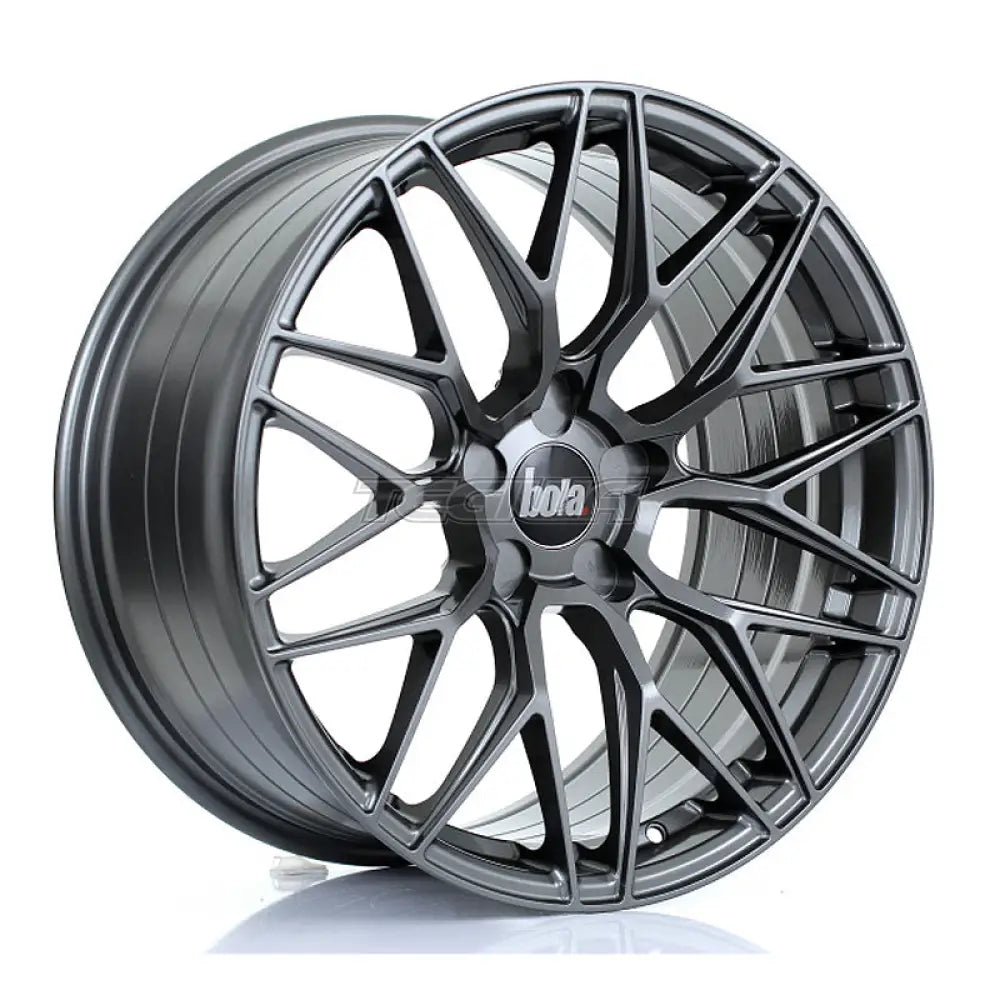 BOLA B17 Alloy Wheel 19x9.5 5x118 ET25 To 45 72.6mm CB Gloss Gunmetal Alloy Wheels