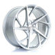 BOLA B18 Alloy Wheel 19x9.5 5x114 ET25 To 45 72.6mm CB Silver Polished Face Alloy Wheels