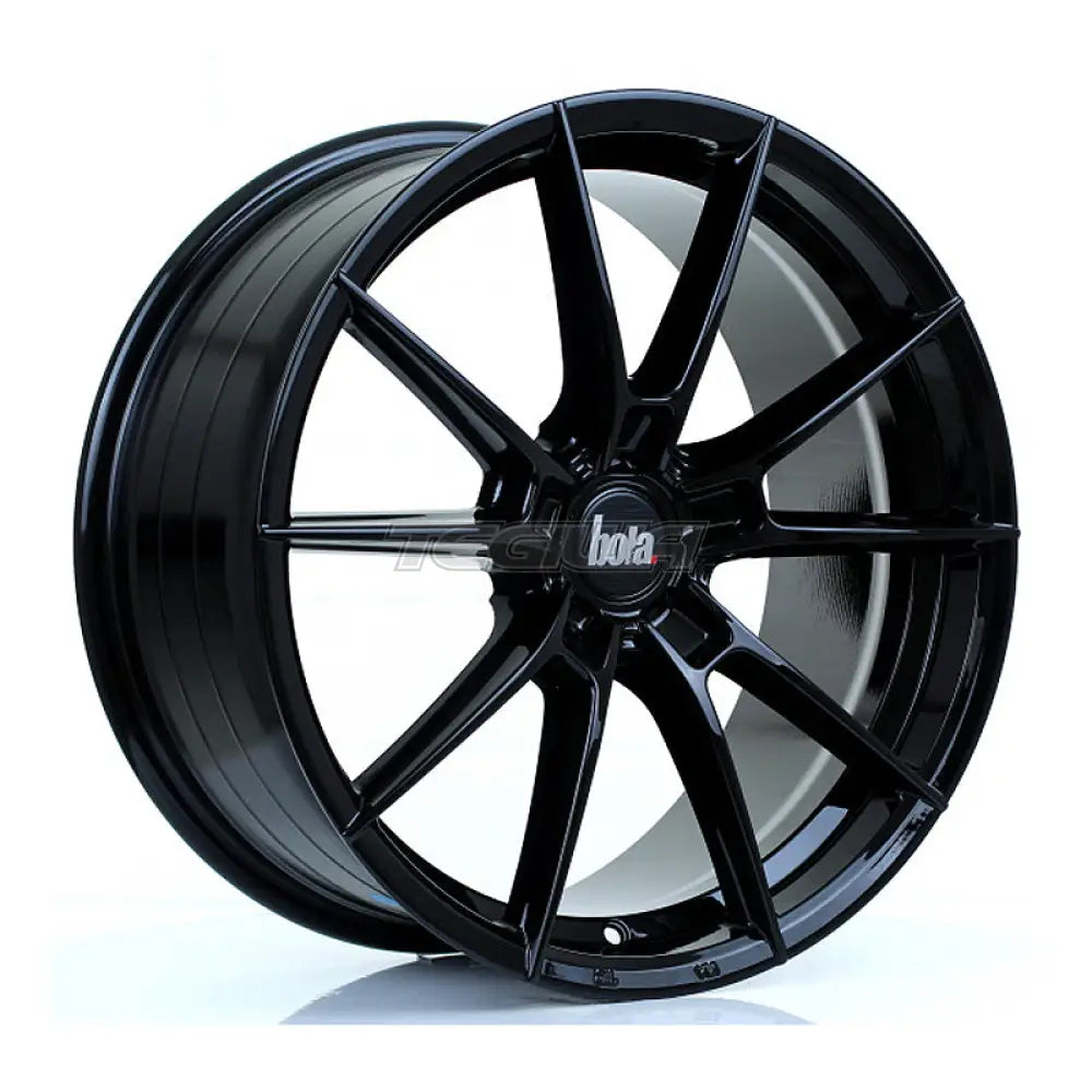 BOLA B19 Alloy Wheel 18x8 5x118 ET35 To 45 72.6mm CB Gloss Black Alloy Wheels