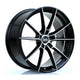 BOLA B19 Alloy Wheel 19x8.5 5x108 ET40 To 45 72.6mm CB Gloss Black Polished Face Alloy Wheels